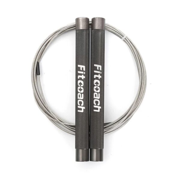 Cuerda Rápida Negra – Speed Rope Profesional (Aluminio)