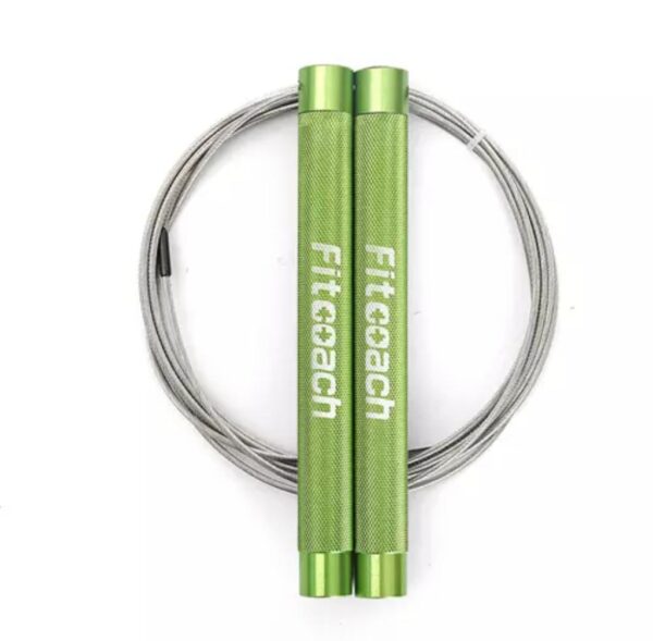 Cuerda Rápida Verde – Speed Rope Profesional (Aluminio)