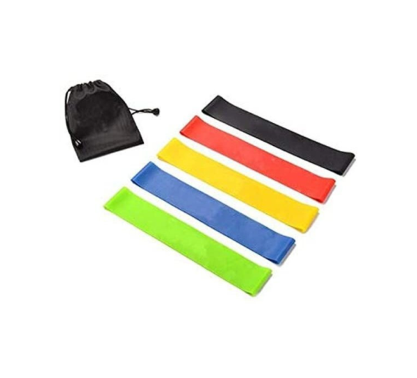 Set De Bandas Elásticas De Resistencia X5 (mini Bands, Ligas )