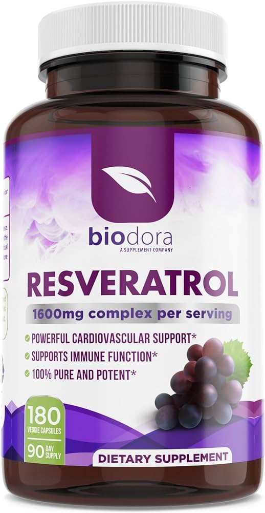 Resveratrol | Prima Vita | Suplemento de Alta Pureza | Fuerza Máxima con Quercetina y Extracto de Té Verde | 2000 mg | 90 Cápsulas