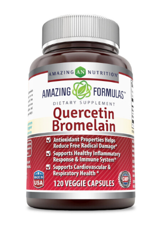 Amazing Formulas Quercetina 500 mg 120 cápsulas vegetales