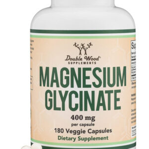 Glicinato de magnesio 400 mg, 180 cápsulas
