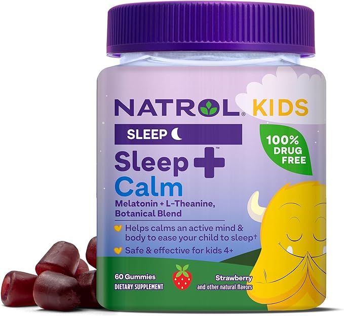 Natrol melatonina 1mg Sleep+ Calm NIÑOS