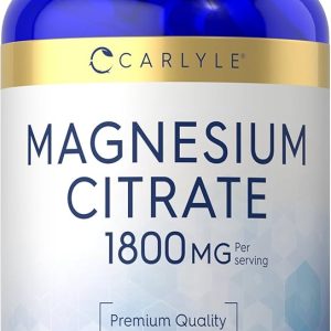 Carlyle Citrato de magnesio | 1,800 mg | 120 comprimidos