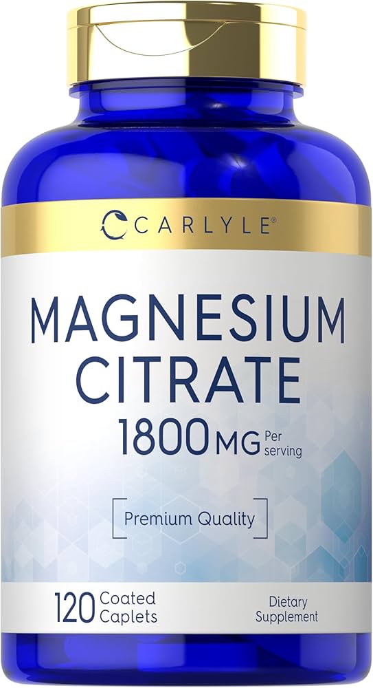 Carlyle Citrato de magnesio | 1,800 mg | 120 comprimidos