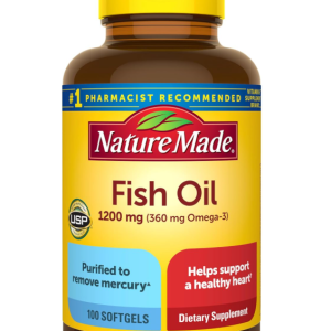Nature Made Aceite de pescado Omega-3, 1200 mg, 100 cápsulas blandas