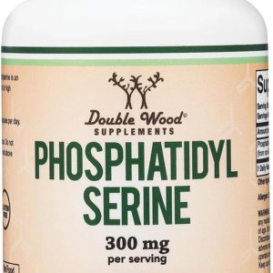 Suplemento de fosfatidilserina de 300 mg por porción, 120 cápsulas (complejo fosfatidilserina) por Double Wood