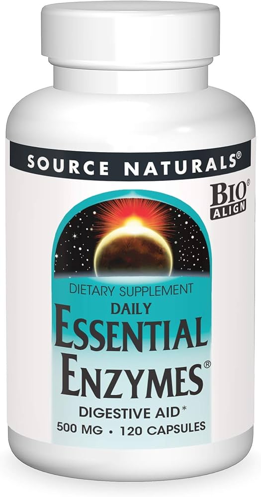 Source Naturals, enzimas digestivas - 120 caps
