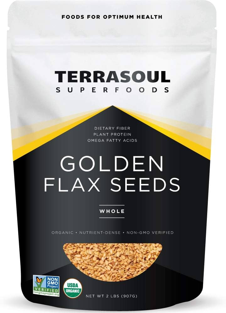 Linaza terrasoul golden flax seeds 2lbs